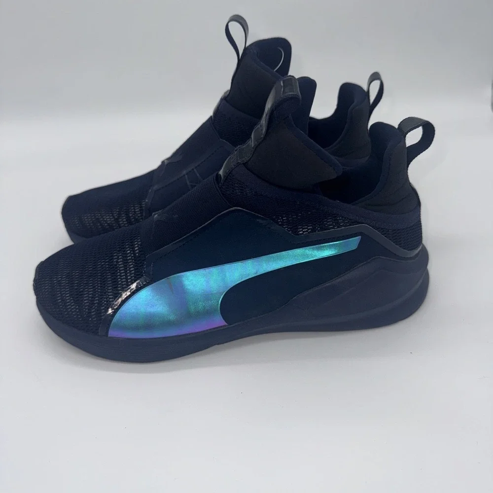 Puma Womens Blue Indigo and‎ Allure Fierce Core Running Shoes Size 7C